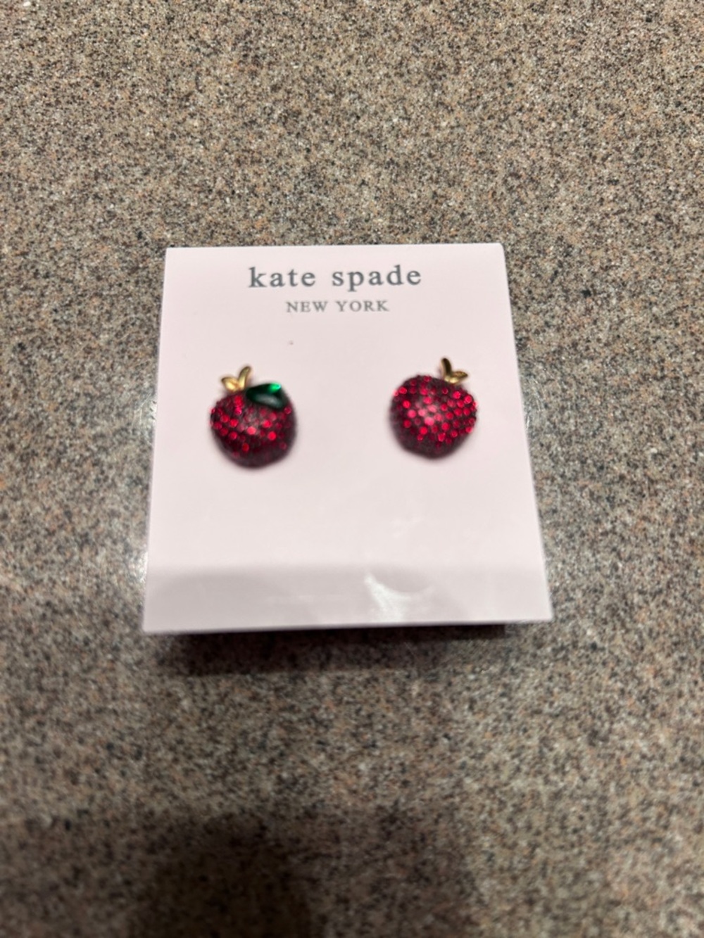 Kate Spade Apple earrings